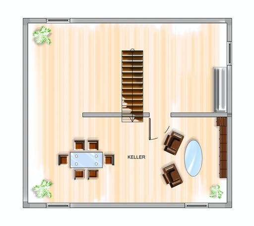 Dennert ICON 3 City mit Satteldach Floorplan 3