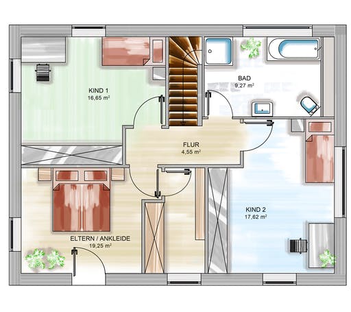 Dennert ICON 3+ City m. WD Floorplan 2