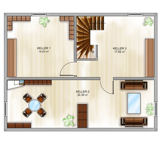 Dennert ICON 3+ City m. WD Floorplan 3