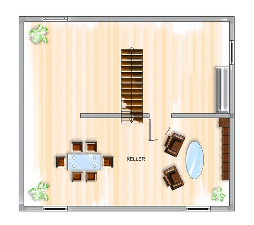 Dennert ICON 3 City mit Walmdach Floorplan 3