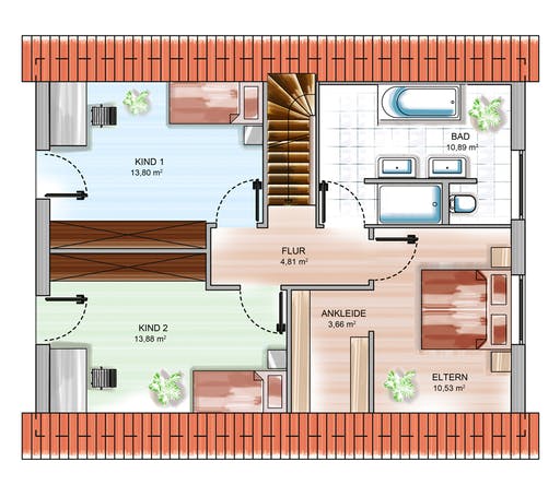Dennert ICON 3+ m. SD Floorplan 2