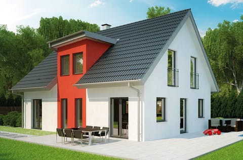 Einfamilienhaus Icon 4 Mit Quergiebel Von Dennert Massivhaus