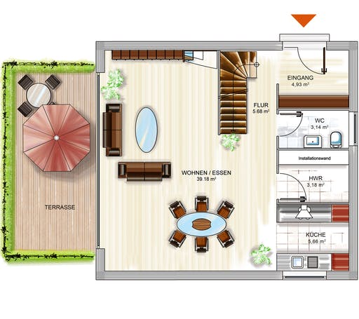 Dennert ICON Cube Floorplan 1