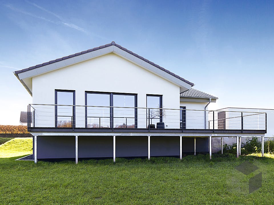 Einfamilienhaus Icon Winkelbungalow Von Dennert Massivhaus Fertighaus De