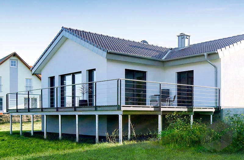 Einfamilienhaus ICON Winkelbungalow Von Dennert Massivhaus | Fertighaus.de