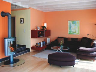 Blockhaus Design 132 von Frammelsberger R. Ingenieur-Holzbau, Pultdachhaus Innenansicht 2