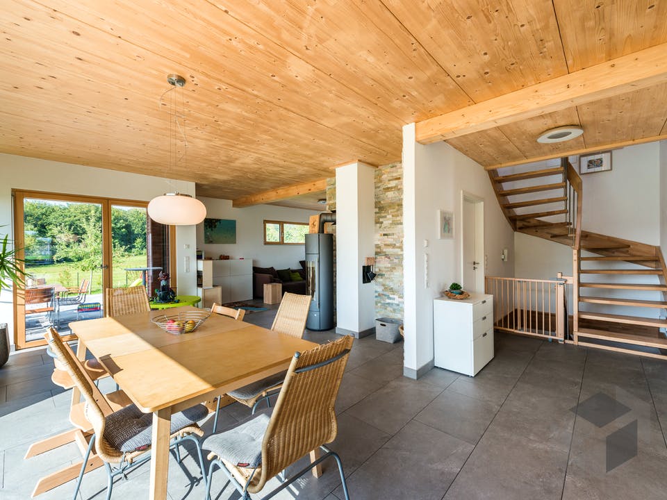 D140 Sinn von Frammelsberger HOLZHAUS Innenansicht