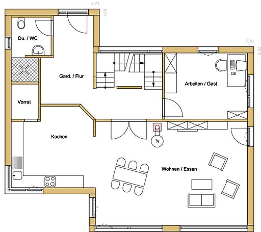 Design 182 Floorplan 1