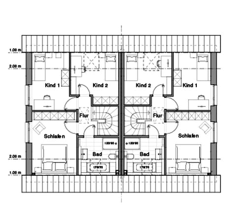 Doppelhaus V4 Floorplan 2