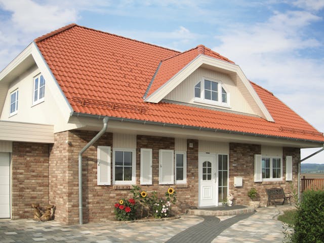 Fertighaus Glücksburg von Danhaus Deutschland Schlüsselfertig ab 431266€, Satteldach-Klassiker Außenansicht 2