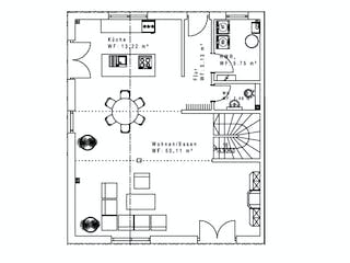 Fertighaus DHH151 von Sachsenheimer Fertighaus Schlüsselfertig ab 221130€, Satteldach-Klassiker Grundriss 2
