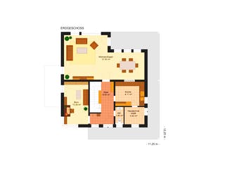 Fertighaus Domenika 220 von Klaus Kowalski Immobilien Schlüsselfertig ab 260733€, Cubushaus Grundriss 2