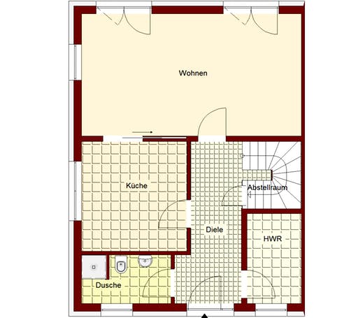 Doppelhaus Mainz Floorplan 1