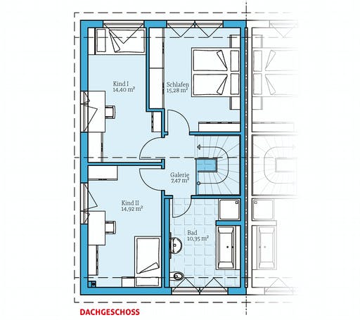 Hanse - Doppelhaus 25-125 Floorplan 2
