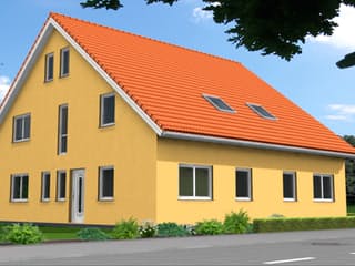Fertighaus Dora-Thea 148 von Klaus Kowalski Immobilien Schlüsselfertig ab 180500€, Satteldach-Klassiker Außenansicht 1