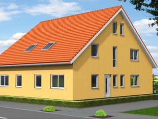 Fertighaus Dora-Thea 148 von Klaus Kowalski Immobilien Schlüsselfertig ab 180500€, Satteldach-Klassiker Außenansicht 2