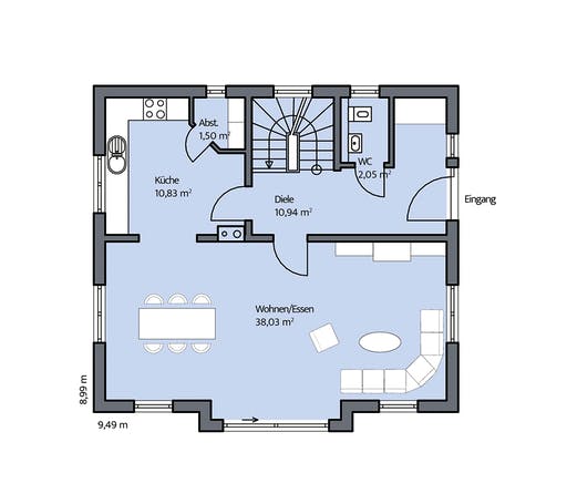 Dümer - Blum Floorplan 1