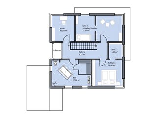 Massivhaus Haus Freiberger von Dümer Massivbau, Stadtvilla Grundriss 2