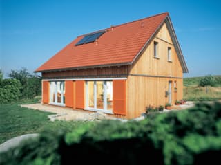 Fertighaus Dünsbach von Keitel-Haus, Blockhaus Außenansicht 2