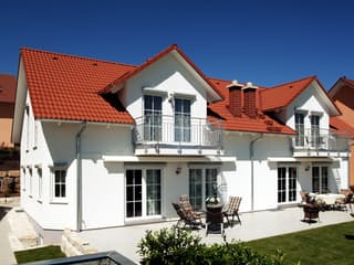 Fertighaus Duett 1 von SCHWABENHAUS, Satteldach-Klassiker Außenansicht 1