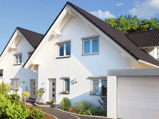 Fertighaus Duett 157 von Fingerhut Haus Schlüsselfertig ab 416239€, Satteldach-Klassiker Außenansicht 2