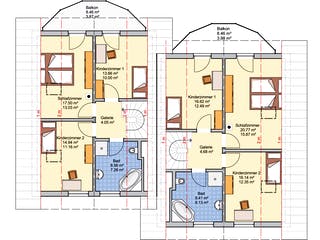Fertighaus Duett 157 von Fingerhut Haus Schlüsselfertig ab 416239€, Satteldach-Klassiker Grundriss 2