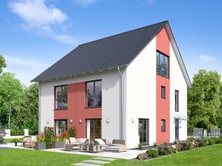 Fertighaus Duett 46 SD von SCHWABENHAUS Schlüsselfertig ab 279920€, Satteldach-Klassiker Außenansicht 1