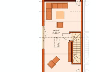 Fertighaus Duett 46 SD von SCHWABENHAUS Schlüsselfertig ab 279920€, Satteldach-Klassiker Grundriss 3