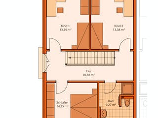Fertighaus Duett 63 FD von SCHWABENHAUS Schlüsselfertig ab 277645€, Cubushaus Grundriss 2