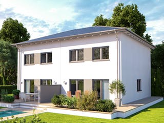 Fertighaus Duo 110 von Bärenhaus Schlüsselfertig ab 397566€, Stadtvilla Außenansicht 3