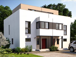 Fertighaus Duo 160 von Bärenhaus Schlüsselfertig ab 544386€, Cubushaus Außenansicht 2