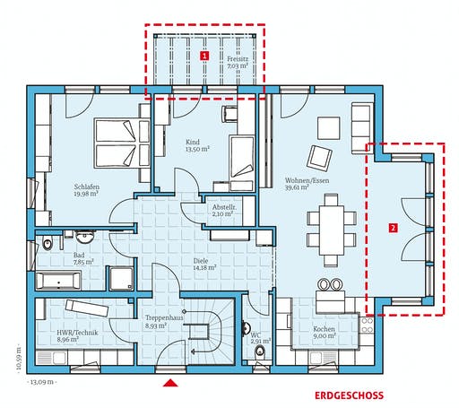 Hanse - Duo 219 Floorplan 1