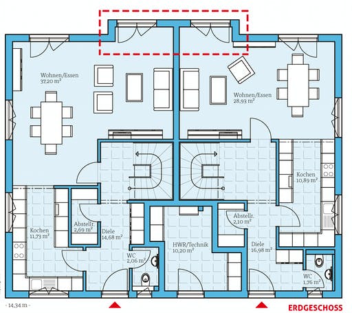 Hanse - Duo 315 Floorplan 1