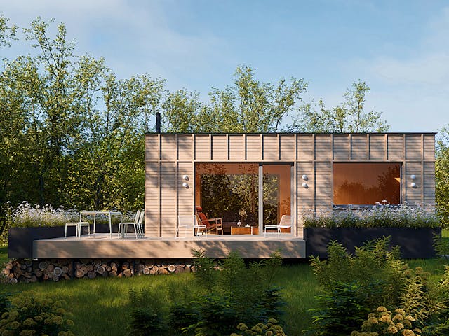 Fertighaus Tiny Haus Dwelli TR#2 von Dwellii House, Bungalow Außenansicht 2