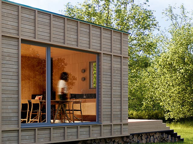 Fertighaus Tiny Haus Dwelli TR#2 von Dwellii House, Bungalow Außenansicht 3