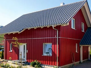 Fertighaus E 15-143.8 von SchwörerHaus Schlüsselfertig ab 244654€, Blockhaus Außenansicht 2