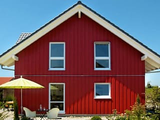 Fertighaus E 15-143.8 von SchwörerHaus Schlüsselfertig ab 244654€, Blockhaus Außenansicht 3