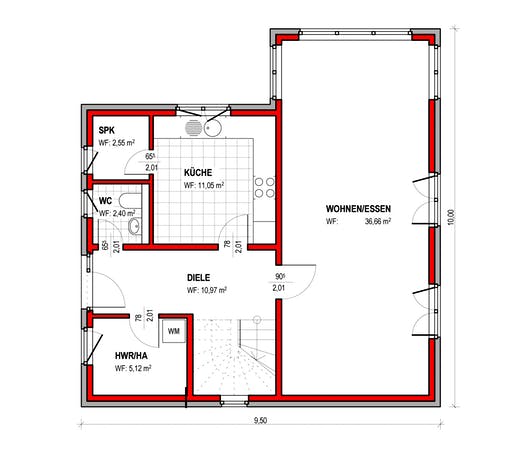 BK Bau-Konzept E300 Floorplan 1