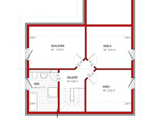 Massivhaus BK Bau-Konzept E300 (inacitve) von BK Bau-Konzept Schlüsselfertig ab 181900€, Satteldach-Klassiker Grundriss 2