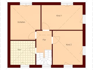 Massivhaus Stadthaus 132 von TIMOWA Massivhäuser Schlüsselfertig ab 309900€, Stadtvilla Grundriss 2