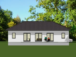 Fertighaus Easy Living 100 WD von Kaiser Haus Schlüsselfertig ab 153633€, Bungalow Außenansicht 1