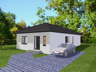 Fertighaus Easy Living 100 WD von Kaiser Haus Schlüsselfertig ab 153633€, Bungalow Außenansicht 4