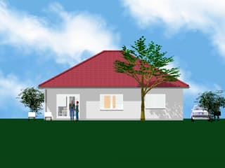 Fertighaus Easy Living 101 WD von Kaiser Haus Schlüsselfertig ab 145417€, Bungalow Außenansicht 4