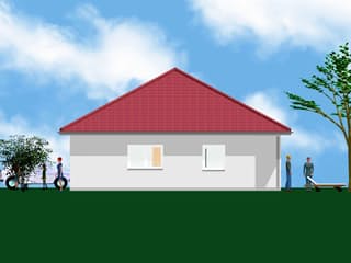 Fertighaus Easy Living 101 WD von Kaiser Haus Schlüsselfertig ab 145417€, Bungalow Außenansicht 5