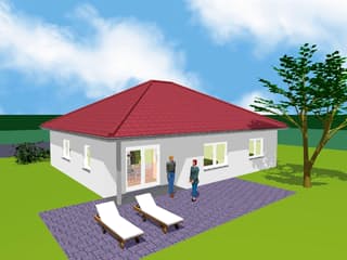 Fertighaus Easy Living 101 WD von Kaiser Haus Schlüsselfertig ab 145417€, Bungalow Außenansicht 1