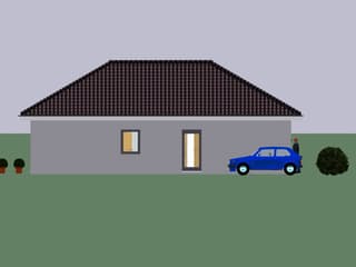 Fertighaus Easy Living 111 WD Winkel von Kaiser Haus Schlüsselfertig ab 157690€, Bungalow Außenansicht 3