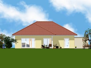 Fertighaus Easy Living 115 WD Winkel von Kaiser Haus Schlüsselfertig ab 162876€, Bungalow Außenansicht 2