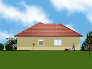 Fertighaus Easy Living 115 WD Winkel von Kaiser Haus Schlüsselfertig ab 162876€, Bungalow Außenansicht 3