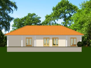 Fertighaus Easy Living 116 Mediterran von Kaiser Haus Schlüsselfertig ab 178351€, Bungalow Außenansicht 3