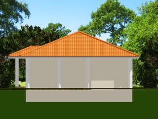 Fertighaus Easy Living 116 Mediterran von Kaiser Haus Schlüsselfertig ab 178351€, Bungalow Außenansicht 4